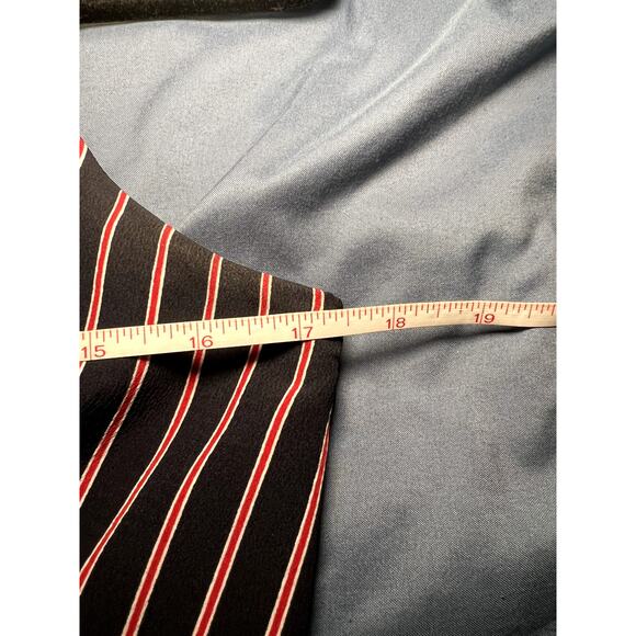 Enfocus studio stripe tank tie front jumpsuit womens 6 vacation beachy flowy - Picture 8 of 9